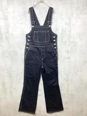SOMETHING×FREAK'S STORE サムシング×フリークスストア SFS931 定価14850円 別注FLARE OVERALL/フレアオーバーオール サロペット オーバーオール sizeS/黒 ■■レディース