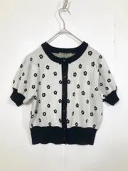 one after another NICE CLAUP ナイスクラップ フラワー 花柄 アソートサマーニット カーディガン sizeF/白 ■◇レディース
