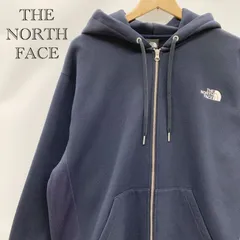THE NORTH FACE ノースフェイス Square Logo Full Zip スクエア ロゴ フルジップ フーディ NT62232 パーカー XXLサイズ AN アビエイターネイビー メンズ_247023