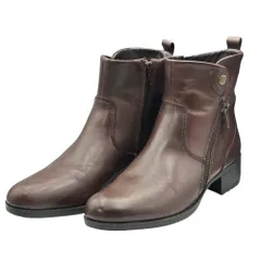 極美品 Giano Valentino レディース　ブーツ 25.5 黒　本革 Giano Valentino ジアーノバレンティノ Giano Valentino ショート