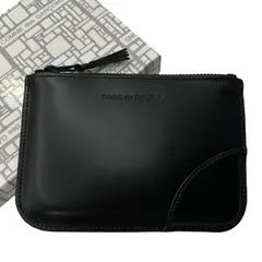 COMME des GARCONS(コムデギャルソン) Black Pouch Card & Coin Case ブラック ポーチ カード ＆ コイン ケース SA8100VB ブラック
