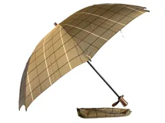 バーバリー Burberrys　ノバチェック　ベージュ系　傘　雨傘　折りたたみ傘　手開き　親骨の長さ：55cm　送料無料