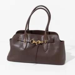 ミュウミュウ アバンチュール ラージ バッグ ブライアウッド ナッパレザー 5BG310