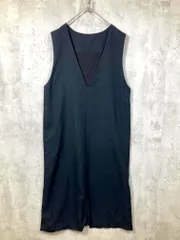 MARW UNITED ARROWS マルゥユナイテッドアローズ 9126-673-0043 定価12100円 ノースリーブ Vネック ジャンパースカート ワンピース size36/黒 ■■レディース