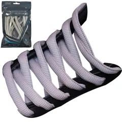 9mm幅 靴ひも 120cm/140cm シューレース スニーカー用 メンズ D レディース ワイドオーバル NIKE SB 靴紐 DUNK対応 [NODC] もっちり質感