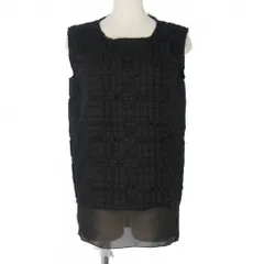 メゾンマルジェラ Maison Margiela 14AW ノースリーブ ブラウス Mサイズ ブラック 黒 S51NC0340のサムネイル