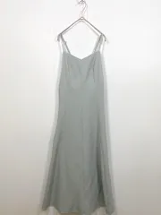 natural couture ナチュラルクチュール 定価5940円 マーメイドバックリボン ワンピース sizeM/サックスブルー ■■レディース