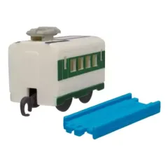 【中古】おもちゃ E2系新幹線200系リバイバルカラーver.(中間車)+直線レール 「カプセルプラレール 時を越えつながる新幹線編」