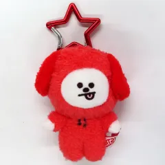 【中古】キーホルダー [単品] CHIMMY(ジミン) BT21 5周年記念 レインボーカラーマスコット レッド 「キャラデコ BT21 5thアニバーサリーケーキ CHIMMY」 プレミアムバンダイ限定 同梱品
