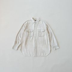 L*t様 30s 5Brother ハーフジップシャツ シャモアクロス チンスト