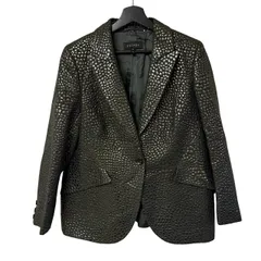  ESCADA（エスカーダ）テーラードジャケット Fir Black 44サイズ ラグジュアリー【DD135】