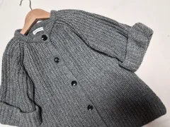 ジェニブルーム スリット カーディガン M 110号