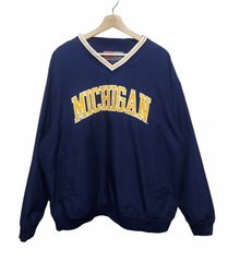 MICHIGAN ミシガン大学 ナイロン プルオーバー NCAA - メルカリ