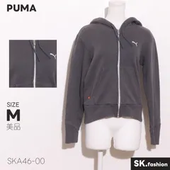 美品 PUMA トップス パーカー　長袖　ジップアップ　サイドポケット　刺繡
