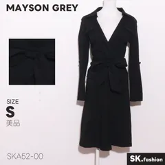 美品 MAYSON GREY アウター ロングコート　膝丈　長袖　ポケット付き　ウエスト紐のサムネイル