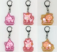 【中古】キーホルダー 全6種セット アクリルキーホルダー 「エニマイくじ 大妖怪×サンリオキャラクターズ」 F賞