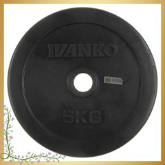 IVANKO ダンベルラバープレート 5kg 4枚セット スタンダードタイプ