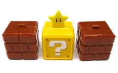 【中古】ハッピーセット つながる!レンガブロック＆ハテナブロック 「スーパーマリオ」 ハッピーセット