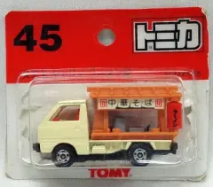 【中古】トミカ 1/55 スズキ キャリィ ラーメン屋(ホワイト×ブラウン) 「トミカ No.45」