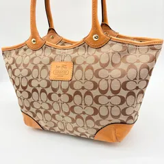 【良品】COACH Y2K totebag signature campus コーチ トートバッグ シグネチャー キャンパス