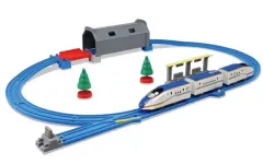 【中古】おもちゃ プラレール トンネルを照らそう!ライト付E7系新幹線かがやきベーシックセット