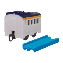 【中古】おもちゃ E3系新幹線(中間車)+直線レール 「カプセルプラレール 時を越えつながる新幹線編」