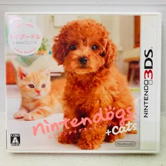 ニンテンドッグス+キャッツ トイ・プードル＆Newフレンズ +nintendogs＋cats  Nintendo 3DS ゲームソフト カセット 小型ゲーム機 育成ゲーム 犬 ドッグ
