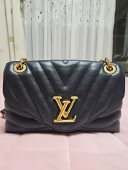 ルイヴィトン ニュー ウェーブ チェーンバッグ (フルセット) ブラック ゴールド