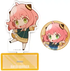 【中古】雑貨 アーニャ・フォージャー(なごやかアーニャ) アクリルスタンド＆缶バッジセット 「WIT×CLW SPY×FAMILY SHOP」