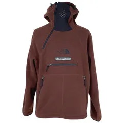 ザ・ノースフェイス THE NORTH FACE スティープテック フリース プルオーバー シュプリームコラボ 防寒 トップス パーカー ポリエステル ブラウン メンズ 【中古】