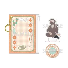 【中古】グッズセット 4.雑渡昆奈門 ポーチ入りアクリルスタンド 「忍たま乱太郎」