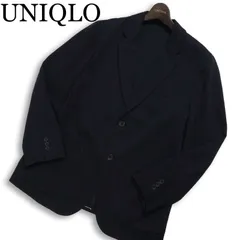 23SS★ UNIQLO ユニクロ 通年 コンフォート 2B テーラード ジャケット ブレザー Sz.M メンズ 紺 ネイビー