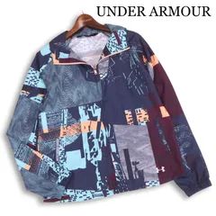 UNDER ARMOUR アンダーアーマー 通年★ グラフィック 総柄 ブルゾン ジャケット Sz.XL レディース ゴルフ 大きいサイズ