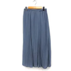 アーバンリサーチ URBAN RESEARCH ギャザースカート ロング マキシ丈 無地 F グレー 灰 /FT37