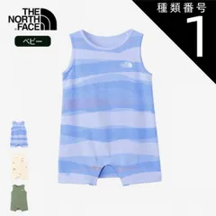 種類1：BB/70 ザ・ノース・フェイス ロンパース ベビー THE NORTH FACE NTB12568 B LIT-BRE SL ROMPE リトルブリーズスリーブレスロンパース オーガニックコットン 吸水速乾 赤ちゃん 子供服 プレゼント お祝い メー