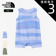種類3：CA/70 ザ・ノース・フェイス ロンパース ベビー THE NORTH FACE NTB12568 B LIT-BRE SL ROMPE リトルブリーズスリーブレスロンパース オーガニックコットン 吸水速乾 赤ちゃん 子供服 プレゼント お祝い メー
