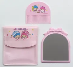 【中古】グッズセット 5.キキ＆ララ ミラー＆コーム 「サンリオ当りくじ キキ＆ララ 50th Anniversary 当りくじ」