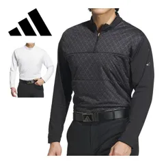 アディダス ゴルフ Frost Guard キルト コンビネーション ハーフジップ 長袖シャツ ウェア メンズ JSB95 M-XL 