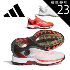 種類23：ホワイト/レッド/ブラック/26.5cm アディダス ADIZERO ZG 25 BOA スパイクモア ゴルフシューズ メンズ NLK60 