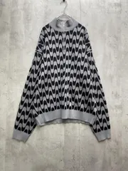 美品 JOURNAL STANDARD ジャーナルスタンダード ランダムパターン カーディガン ハーフジップ ニット セーター sizeM/ブラック ◇■メンズ