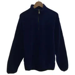 RUSSELL ATHLETIC　フリース　プルオーバー　ハイネック　ハーフジップ　無地　オーバーサイズ　古着