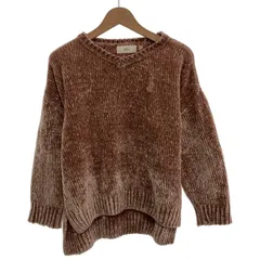 AZUL BY MOUSSY　セーター　長袖　ニット　トップス　クルーネック　無地　古着　/2403