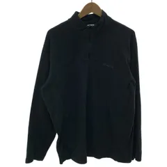 Columbia　フリース　プルオーバー　ハーフジップ　ハイネック　無地　ワンポイント　刺しゅう　オーバーサイズ　アウトドア　古着　/1603