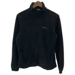 Columbia　フリース　ジャケット　ハイネック　フルジップ　無地　ワンポイント　アウトドア　古着　/7106