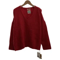 relume JOURNAL STANDARD　セーター　長袖　ニット　トップス　Vネック　無地　リブニット　オーバーサイズ　古着　/2403