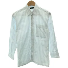 Christian Dior MONSIEUR　ストライプシャツ　長袖　トップス　レギュラーカラー　胸ポケット　古着　/4600