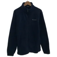 Columbia　フリース　ジャケット　ハイネック　フルジップ　無地　ワンポイント　刺しゅう　アウトドア　古着　/7106