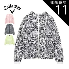 種類11：ピンク(1091)/M キャロウェイ スターストレッチ 2WAY 総柄 フルジップ 中綿 ブルゾン ゴルフウェア レディース S-LL C24215204 