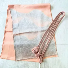 【一点もの】帯揚げ・帯締めセット 春色ピンク 静かな個性を引き立てる和装小物