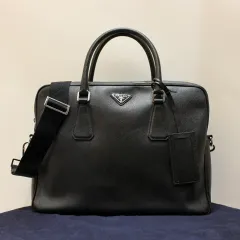 ブランド ダイオール 동래 PRADA サフィアーノ ブリーフケース VA0891